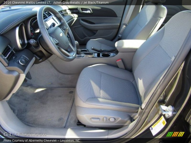 Ashen Gray Metallic / Jet Black/Titanium 2016 Chevrolet Malibu Limited LT