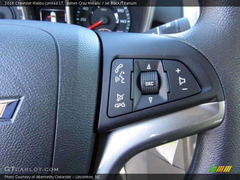 Ashen Gray Metallic / Jet Black/Titanium 2016 Chevrolet Malibu Limited LT