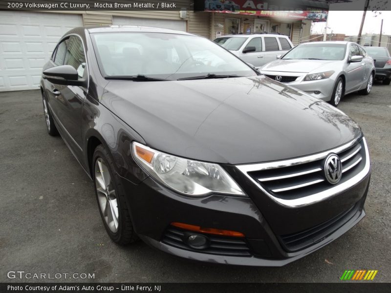Mocha Brown Metallic / Black 2009 Volkswagen CC Luxury
