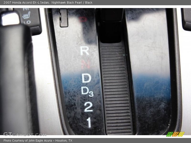 Nighthawk Black Pearl / Black 2007 Honda Accord EX-L Sedan