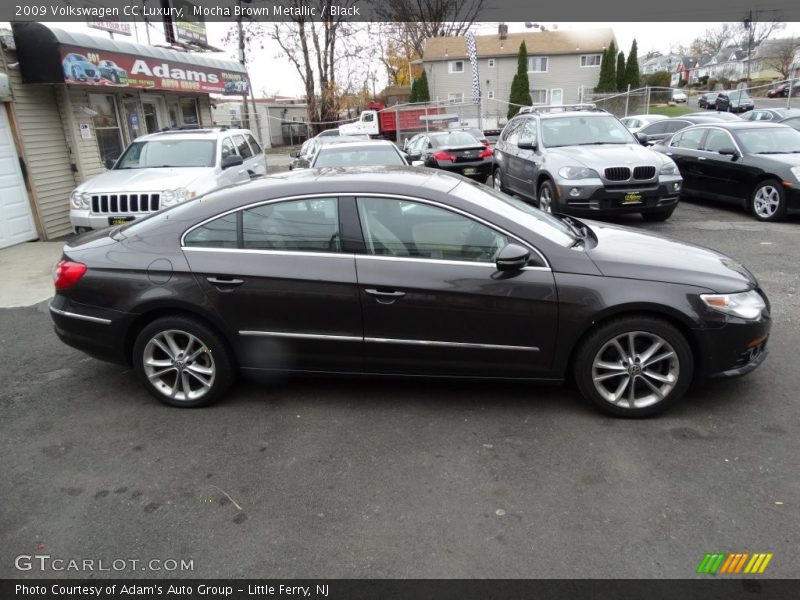 Mocha Brown Metallic / Black 2009 Volkswagen CC Luxury