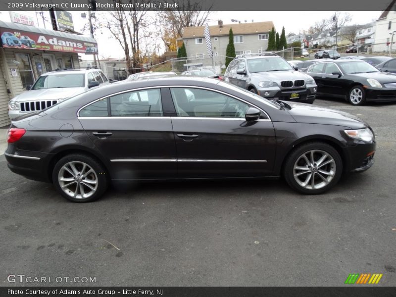Mocha Brown Metallic / Black 2009 Volkswagen CC Luxury