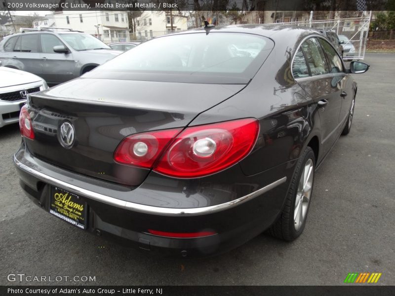 Mocha Brown Metallic / Black 2009 Volkswagen CC Luxury