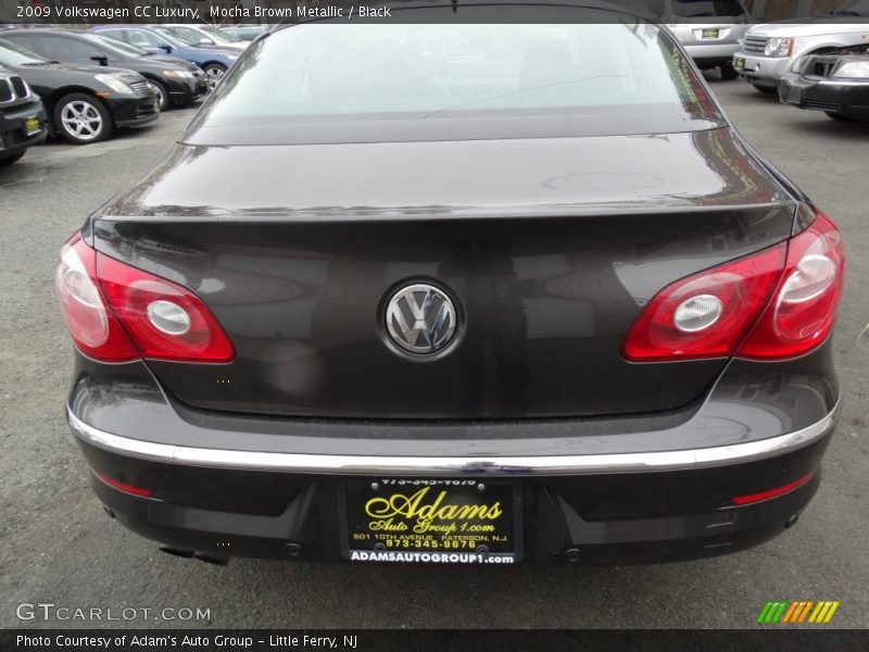 Mocha Brown Metallic / Black 2009 Volkswagen CC Luxury