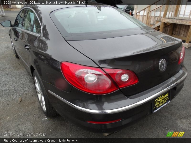 Mocha Brown Metallic / Black 2009 Volkswagen CC Luxury