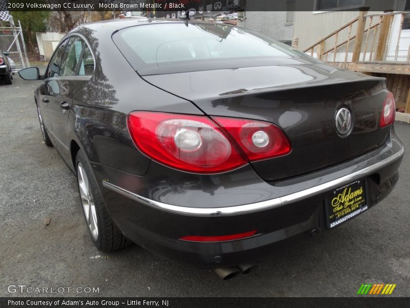 Mocha Brown Metallic / Black 2009 Volkswagen CC Luxury