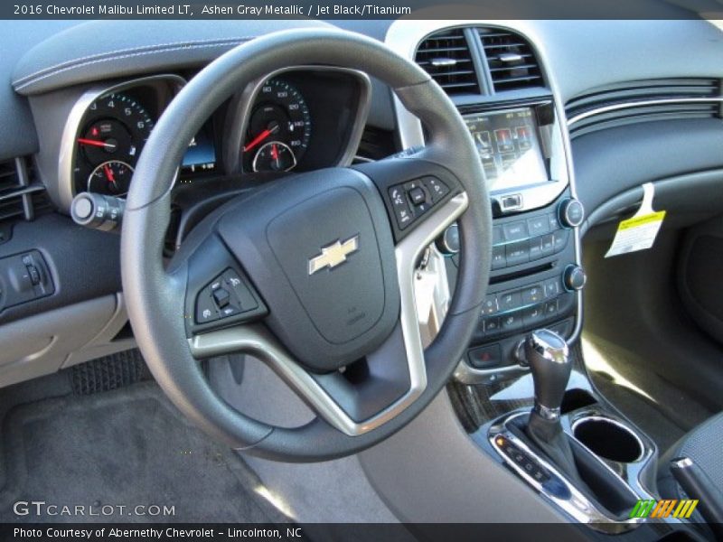 Ashen Gray Metallic / Jet Black/Titanium 2016 Chevrolet Malibu Limited LT
