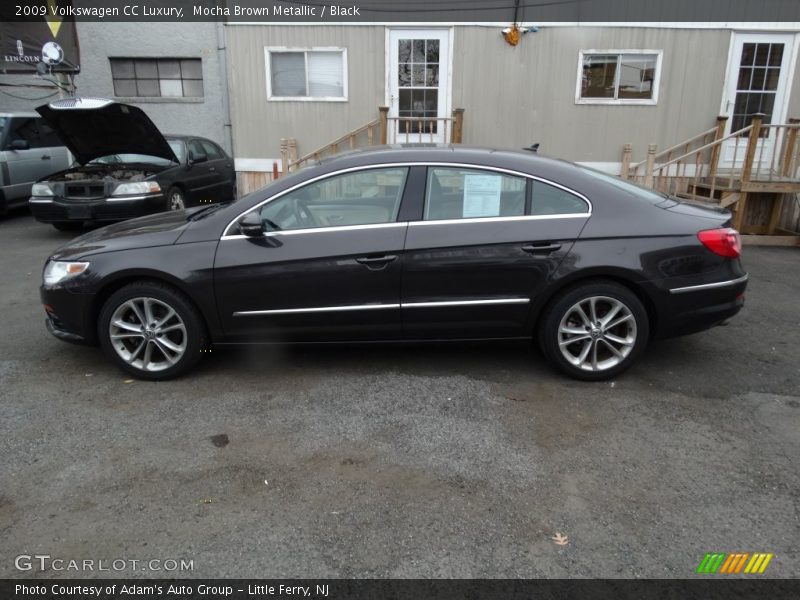 Mocha Brown Metallic / Black 2009 Volkswagen CC Luxury