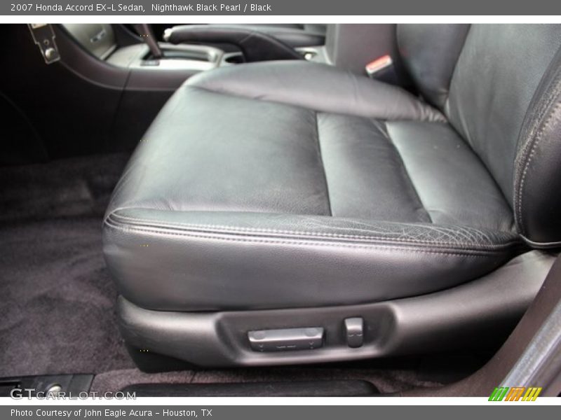 Nighthawk Black Pearl / Black 2007 Honda Accord EX-L Sedan