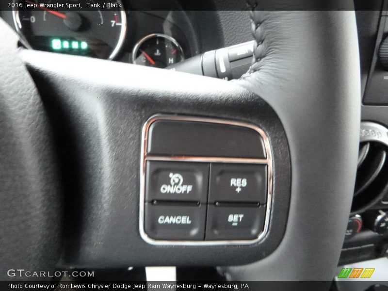Tank / Black 2016 Jeep Wrangler Sport