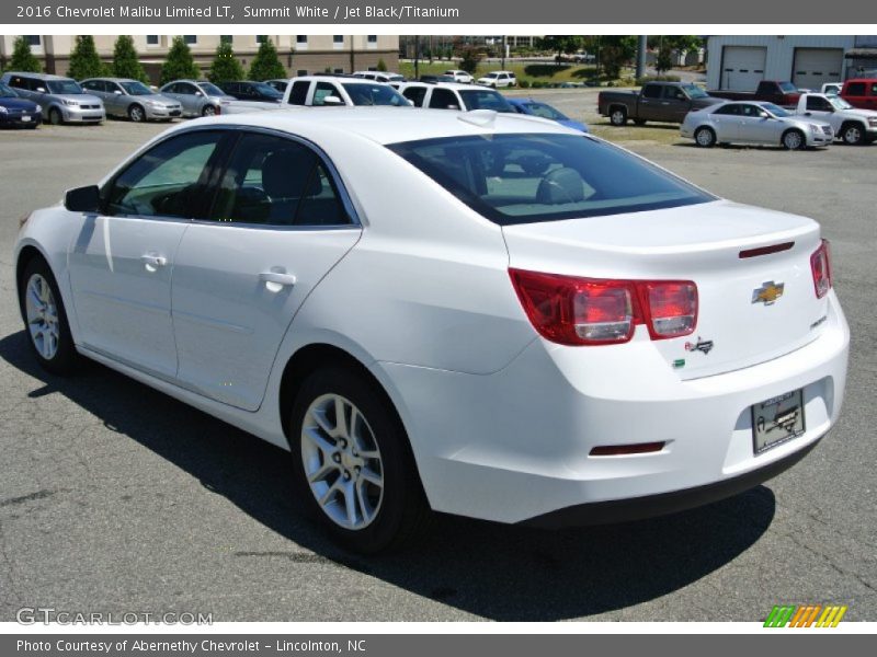 Summit White / Jet Black/Titanium 2016 Chevrolet Malibu Limited LT