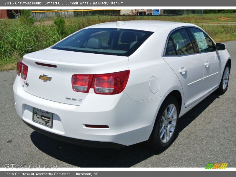 Summit White / Jet Black/Titanium 2016 Chevrolet Malibu Limited LT