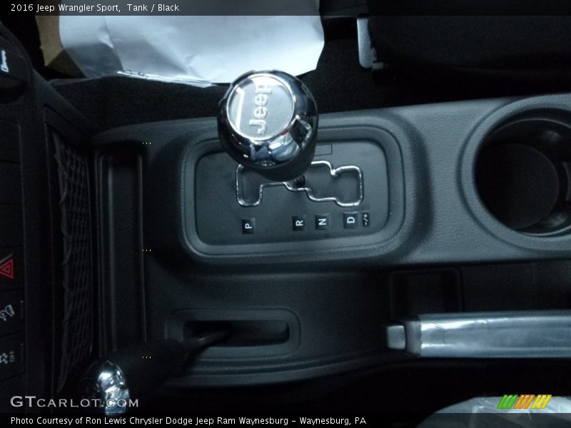 Tank / Black 2016 Jeep Wrangler Sport