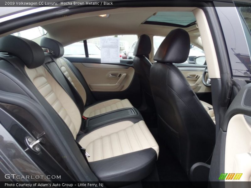 Mocha Brown Metallic / Black 2009 Volkswagen CC Luxury