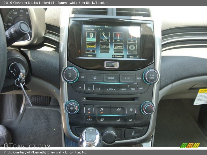 Summit White / Jet Black/Titanium 2016 Chevrolet Malibu Limited LT