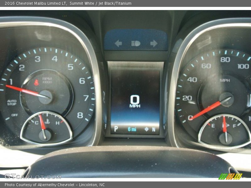 Summit White / Jet Black/Titanium 2016 Chevrolet Malibu Limited LT