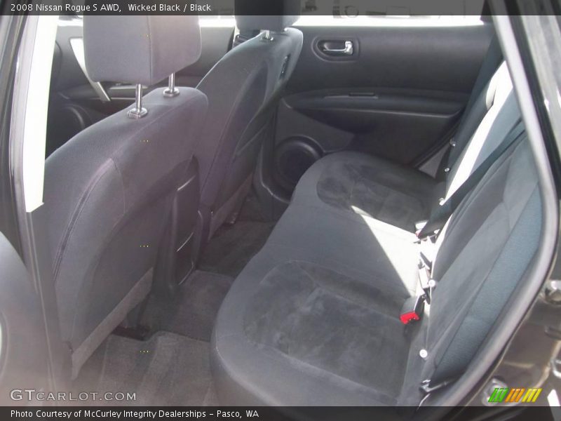 Wicked Black / Black 2008 Nissan Rogue S AWD