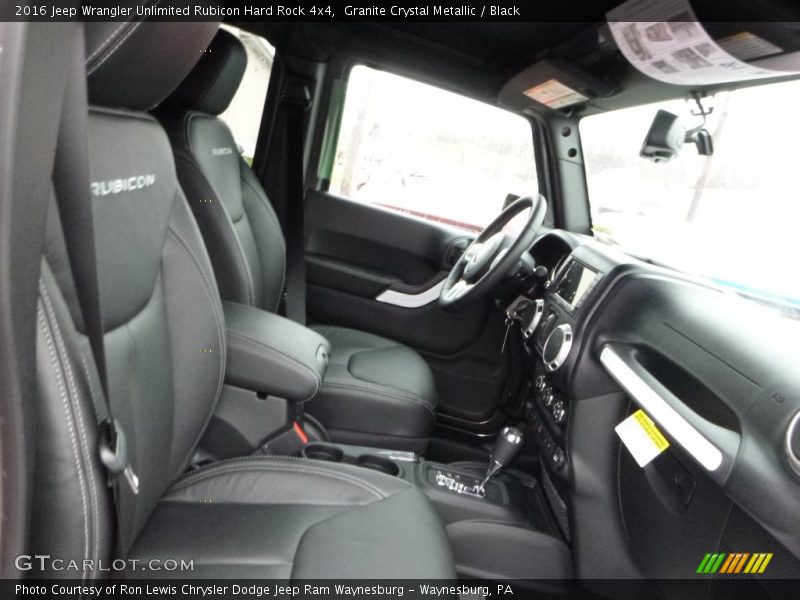 Granite Crystal Metallic / Black 2016 Jeep Wrangler Unlimited Rubicon Hard Rock 4x4