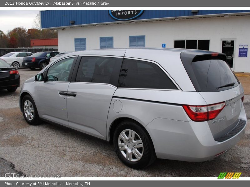 Alabaster Silver Metallic / Gray 2012 Honda Odyssey LX