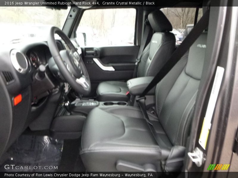 Granite Crystal Metallic / Black 2016 Jeep Wrangler Unlimited Rubicon Hard Rock 4x4