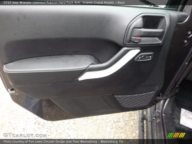 Granite Crystal Metallic / Black 2016 Jeep Wrangler Unlimited Rubicon Hard Rock 4x4