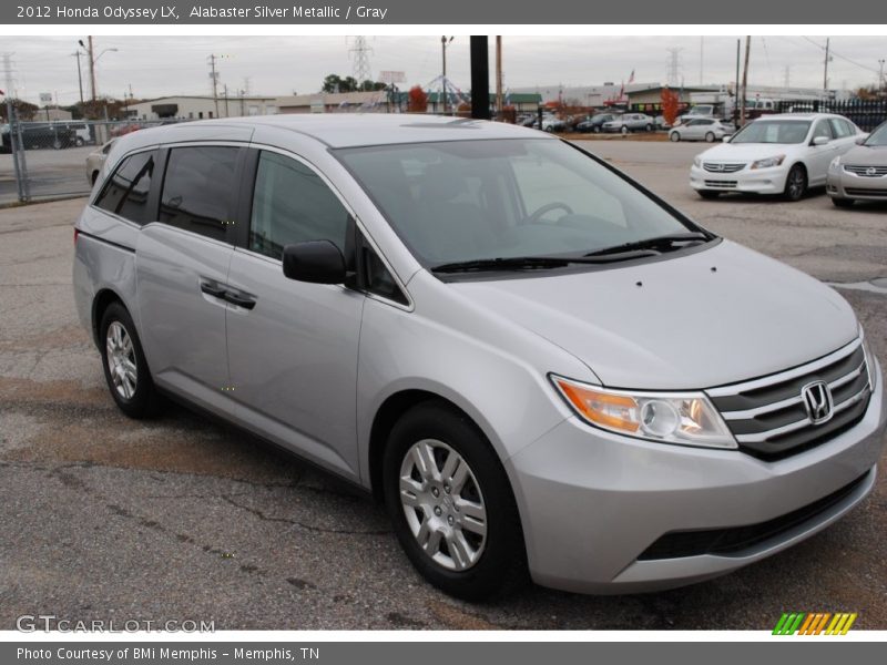 Alabaster Silver Metallic / Gray 2012 Honda Odyssey LX