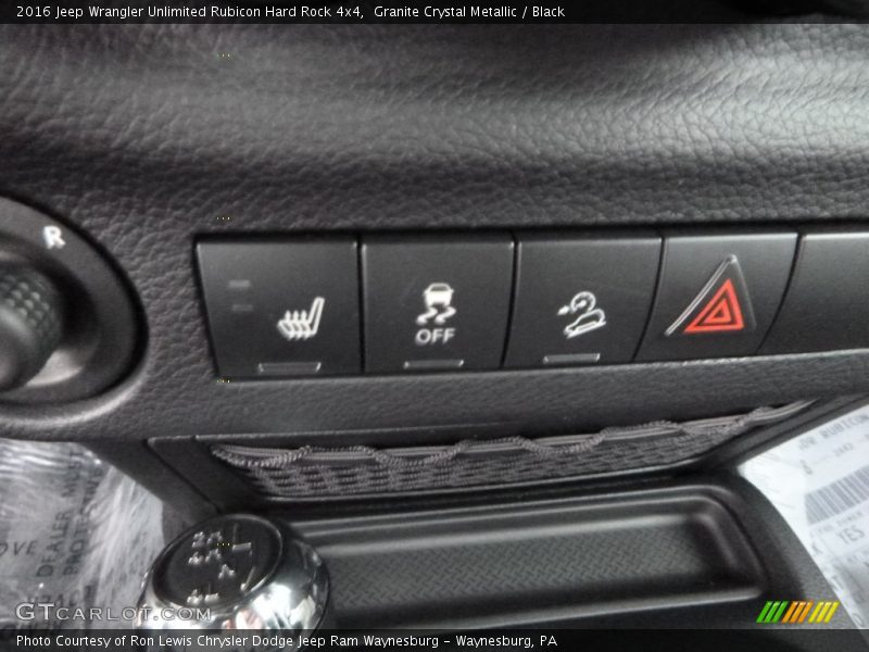 Granite Crystal Metallic / Black 2016 Jeep Wrangler Unlimited Rubicon Hard Rock 4x4