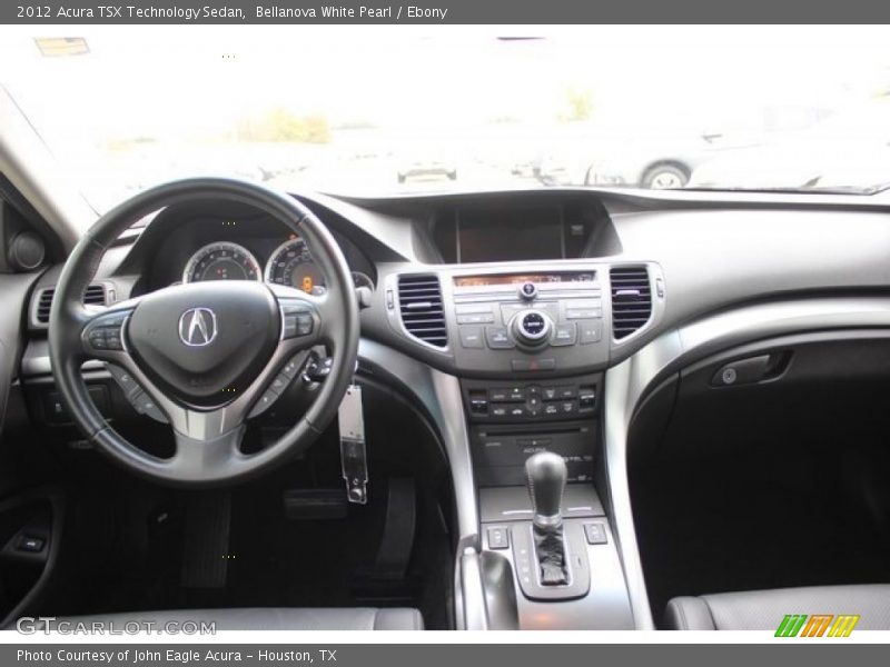 Bellanova White Pearl / Ebony 2012 Acura TSX Technology Sedan