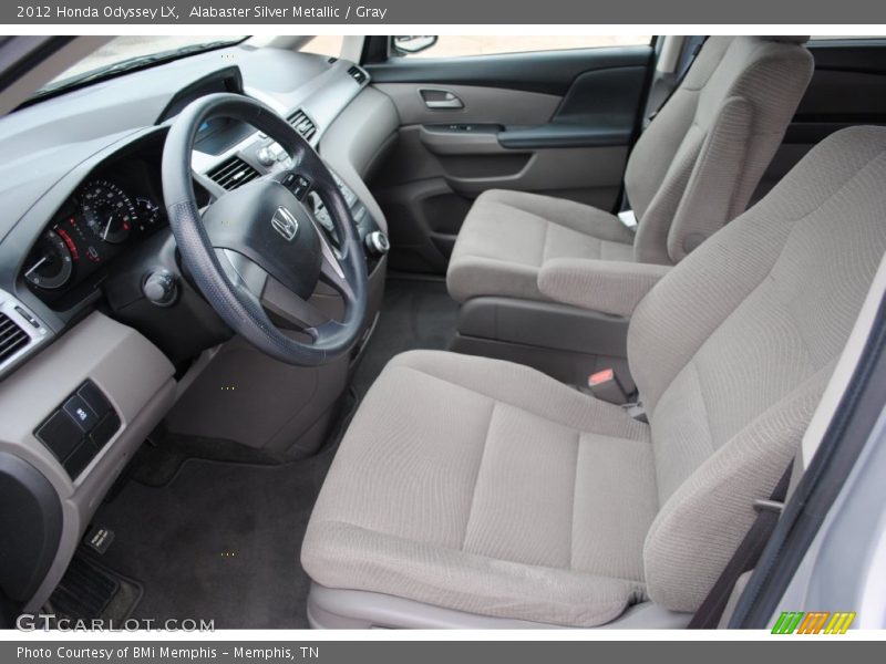 Alabaster Silver Metallic / Gray 2012 Honda Odyssey LX