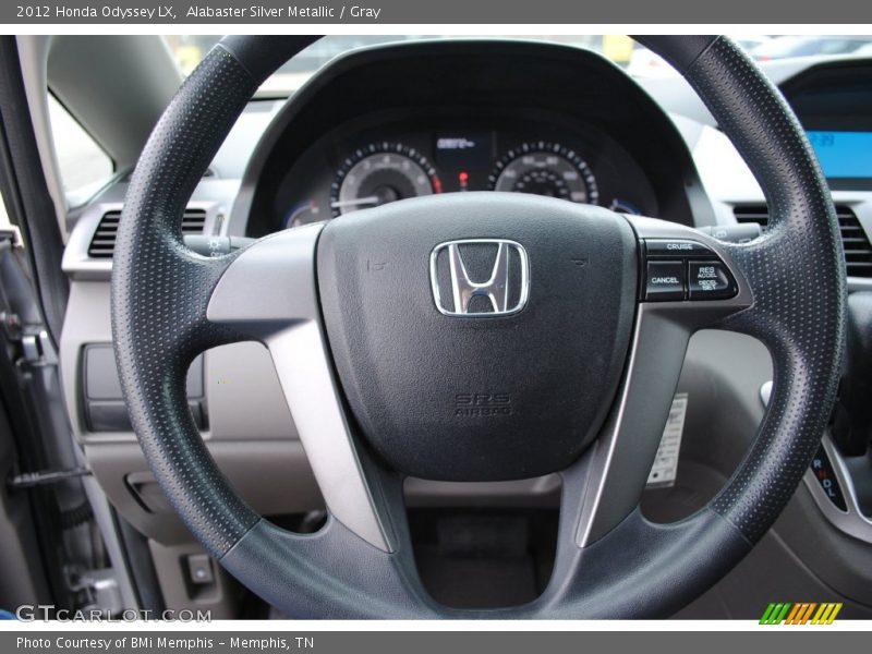 Alabaster Silver Metallic / Gray 2012 Honda Odyssey LX