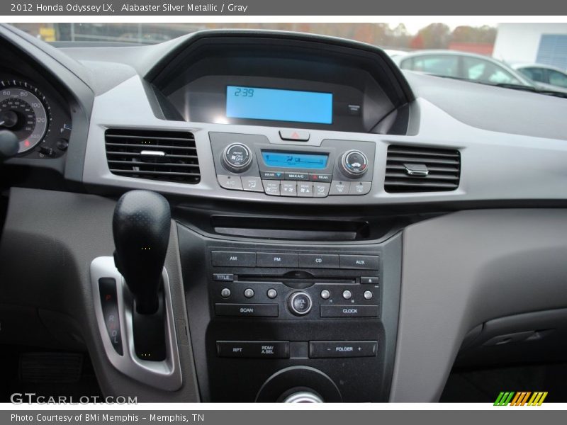 Alabaster Silver Metallic / Gray 2012 Honda Odyssey LX