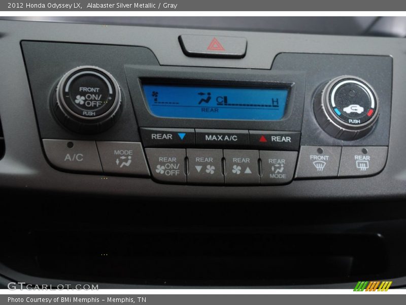 Alabaster Silver Metallic / Gray 2012 Honda Odyssey LX