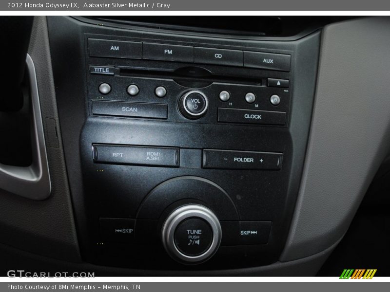 Alabaster Silver Metallic / Gray 2012 Honda Odyssey LX