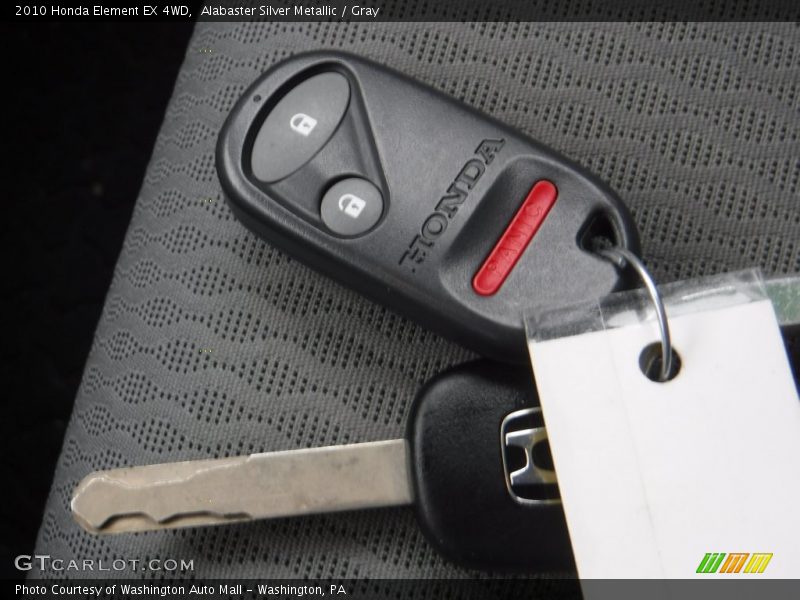 Alabaster Silver Metallic / Gray 2010 Honda Element EX 4WD