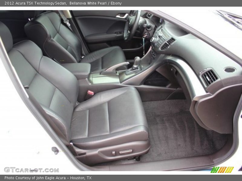 Bellanova White Pearl / Ebony 2012 Acura TSX Technology Sedan