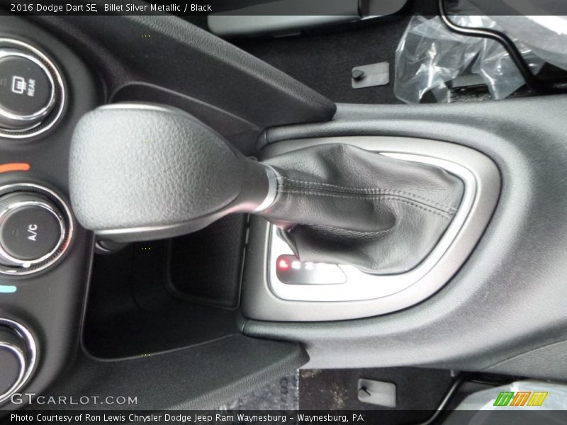 Billet Silver Metallic / Black 2016 Dodge Dart SE