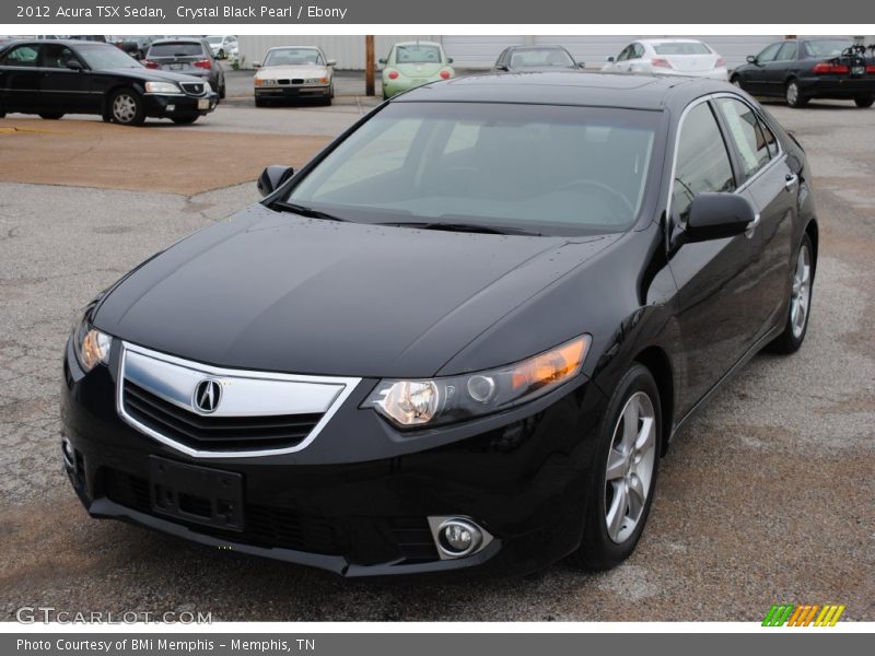 Crystal Black Pearl / Ebony 2012 Acura TSX Sedan