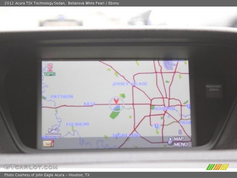 Bellanova White Pearl / Ebony 2012 Acura TSX Technology Sedan
