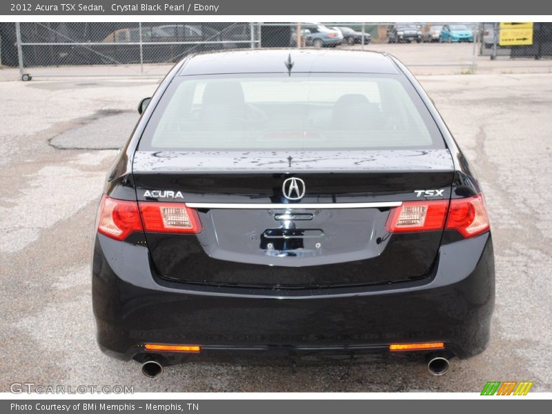 Crystal Black Pearl / Ebony 2012 Acura TSX Sedan