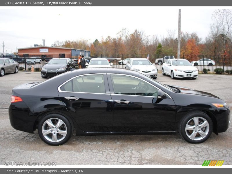Crystal Black Pearl / Ebony 2012 Acura TSX Sedan