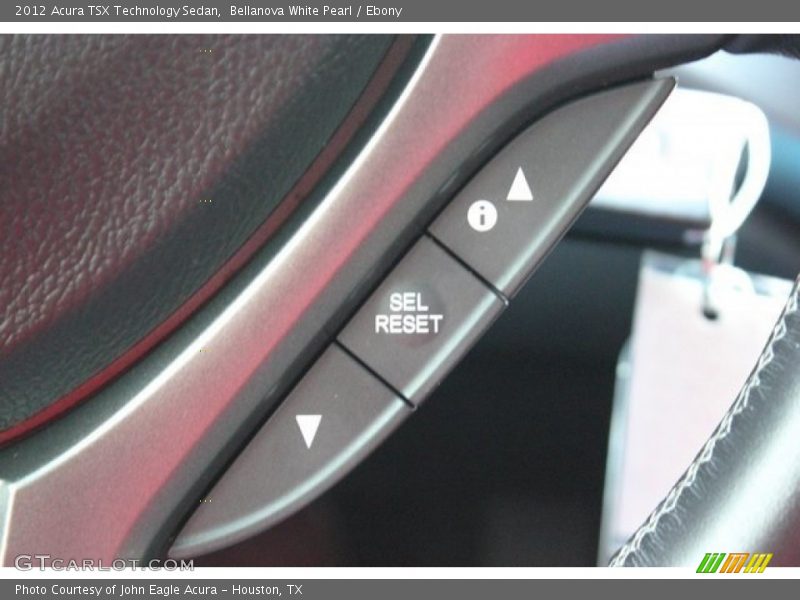 Bellanova White Pearl / Ebony 2012 Acura TSX Technology Sedan