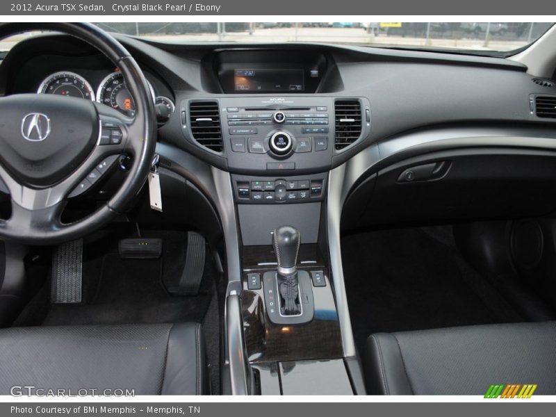 Crystal Black Pearl / Ebony 2012 Acura TSX Sedan