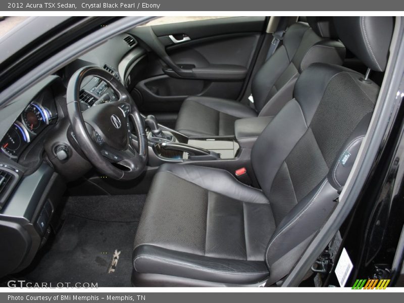 Crystal Black Pearl / Ebony 2012 Acura TSX Sedan
