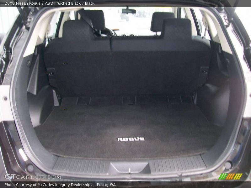 Wicked Black / Black 2008 Nissan Rogue S AWD