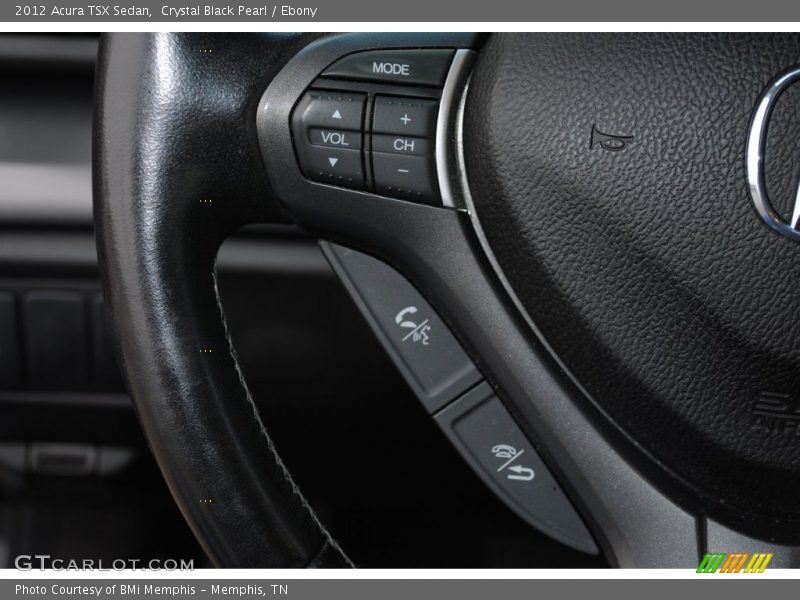 Crystal Black Pearl / Ebony 2012 Acura TSX Sedan