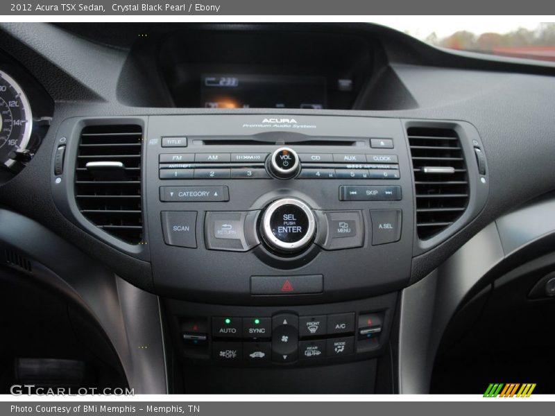 Crystal Black Pearl / Ebony 2012 Acura TSX Sedan