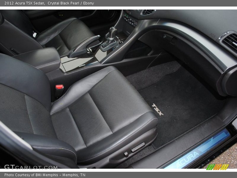 Crystal Black Pearl / Ebony 2012 Acura TSX Sedan