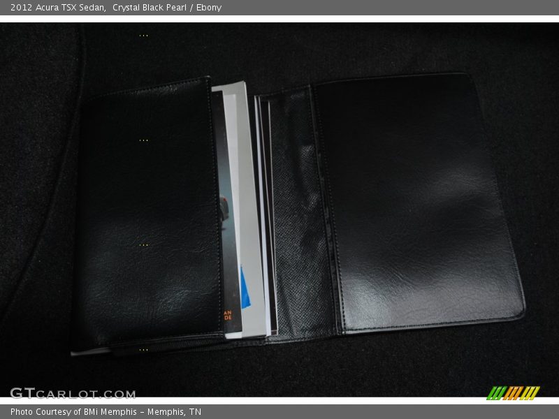 Crystal Black Pearl / Ebony 2012 Acura TSX Sedan
