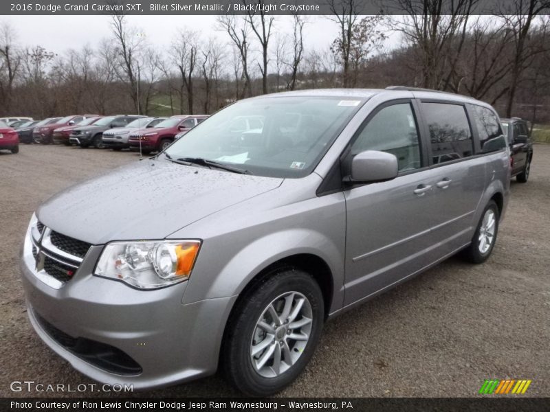 Billet Silver Metallic / Black/Light Graystone 2016 Dodge Grand Caravan SXT