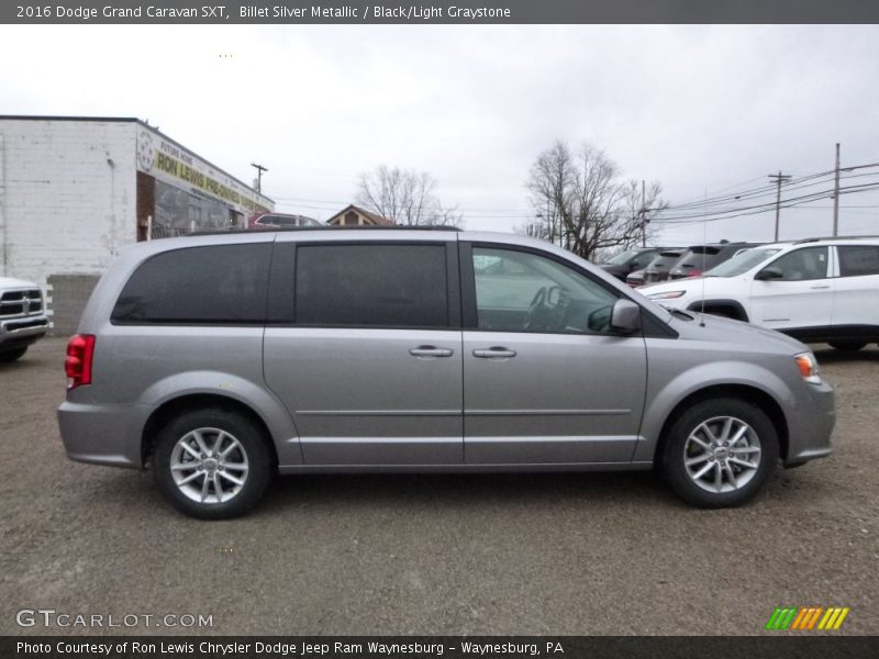 Billet Silver Metallic / Black/Light Graystone 2016 Dodge Grand Caravan SXT